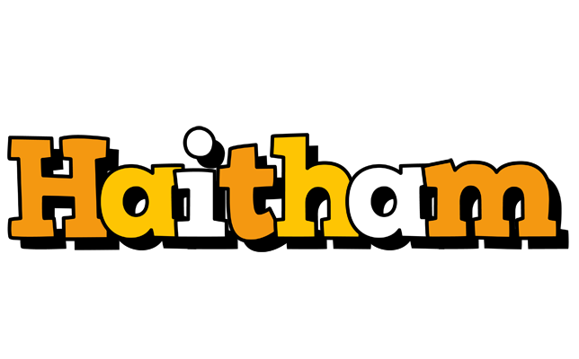 Haitham cartoon logo