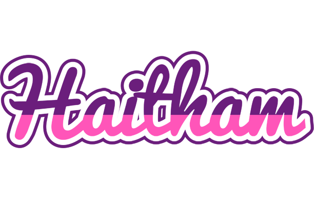 Haitham cheerful logo