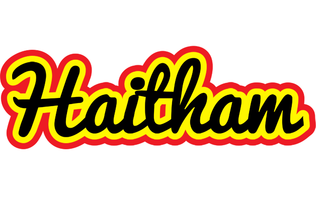 Haitham flaming logo