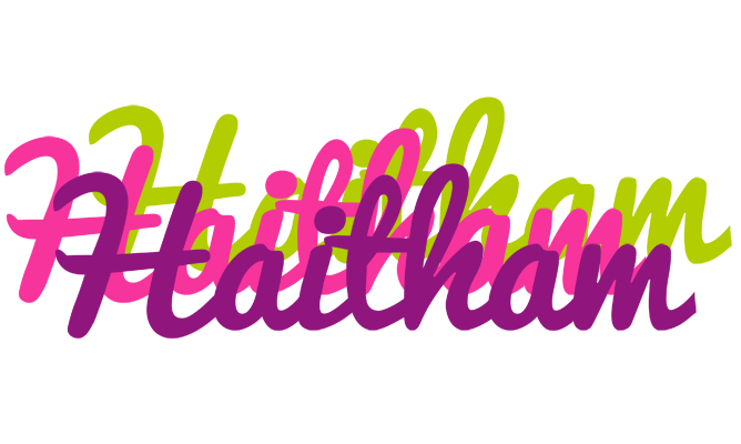 Haitham flowers logo