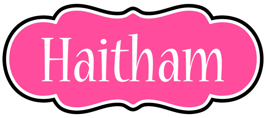 Haitham invitation logo