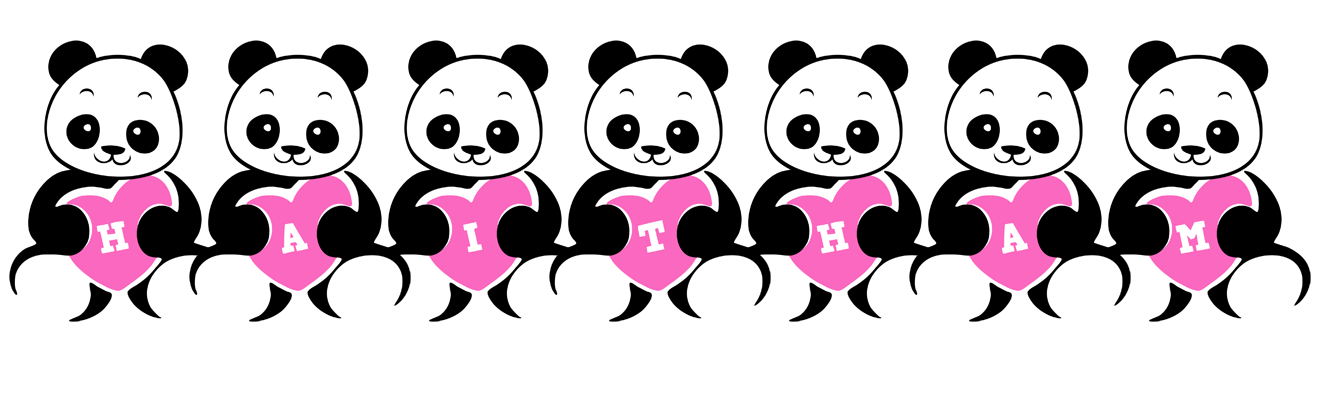 Haitham love-panda logo