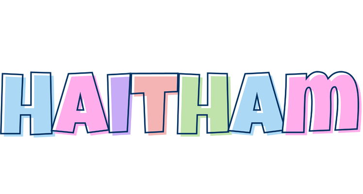 Haitham pastel logo