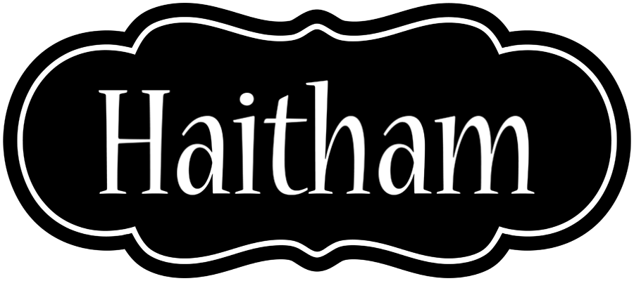 Haitham welcome logo