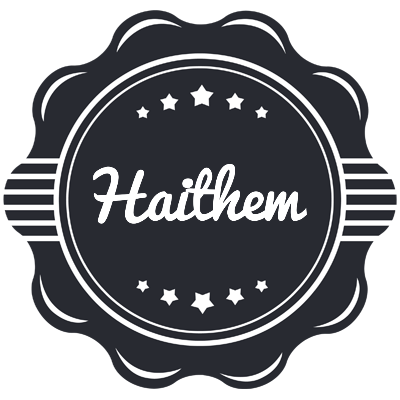 Haithem badge logo