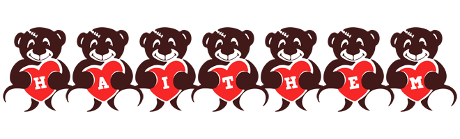 Haithem bear logo