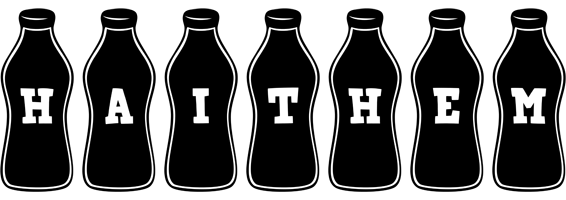 Haithem bottle logo