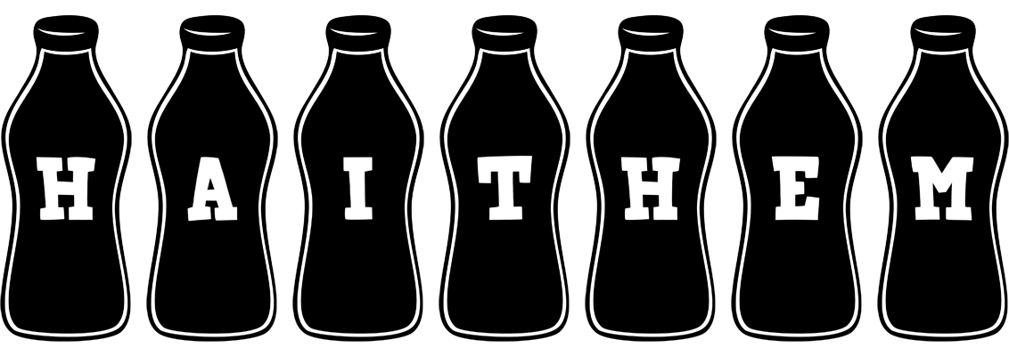 Haithem bottle logo