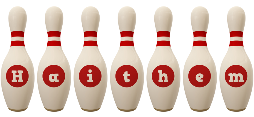 Haithem bowling-pin logo