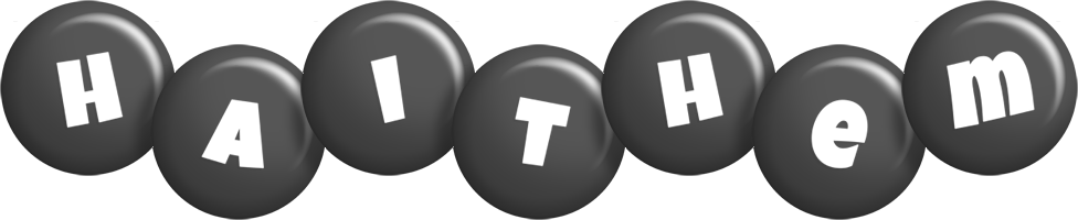 Haithem candy-black logo