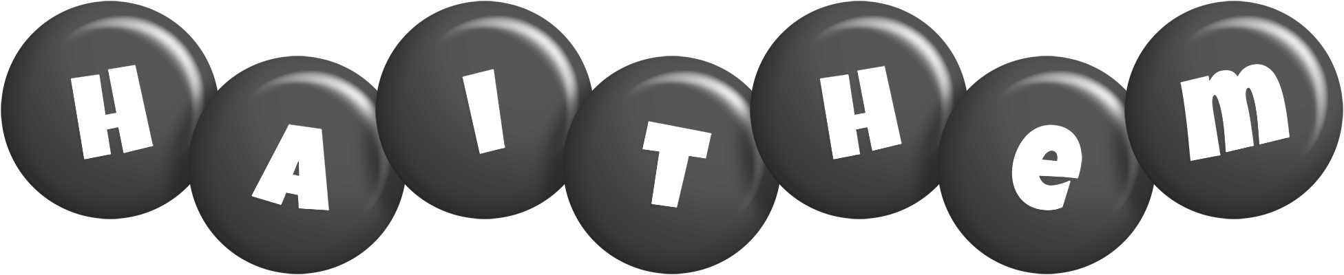Haithem candy-black logo