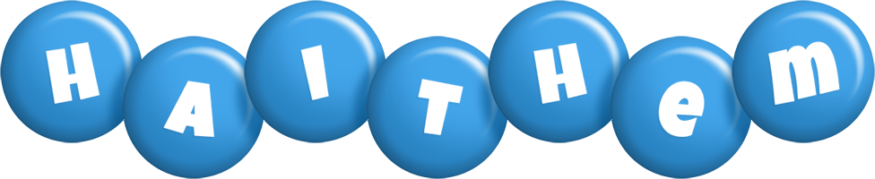 Haithem candy-blue logo