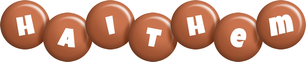 Haithem candy-brown logo