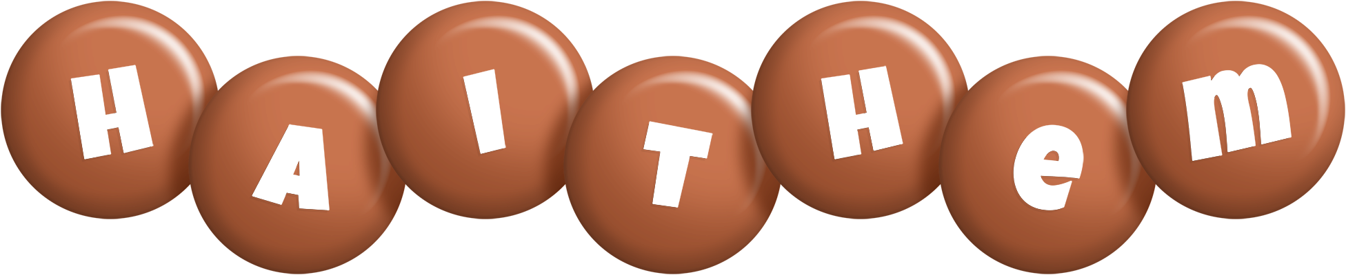 Haithem candy-brown logo