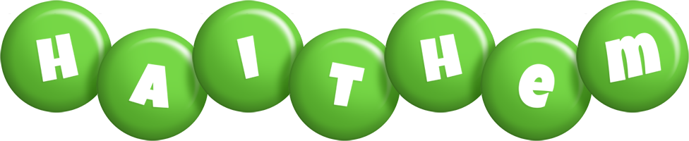 Haithem candy-green logo