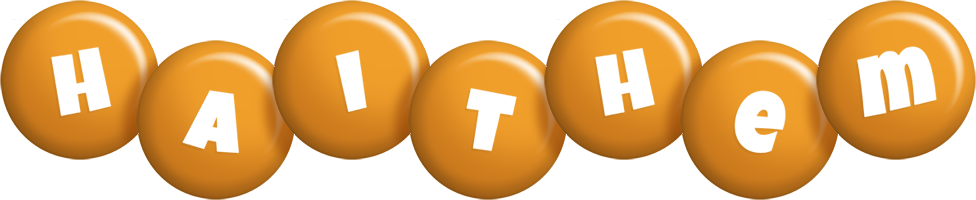 Haithem candy-orange logo