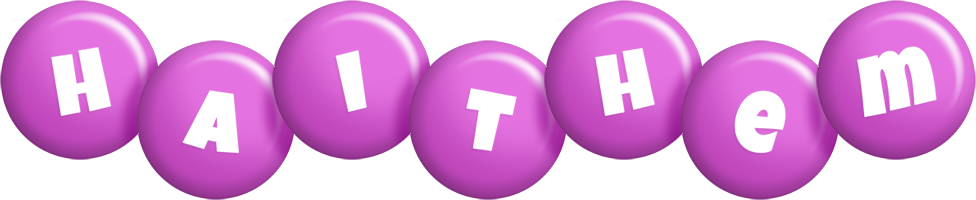 Haithem candy-purple logo