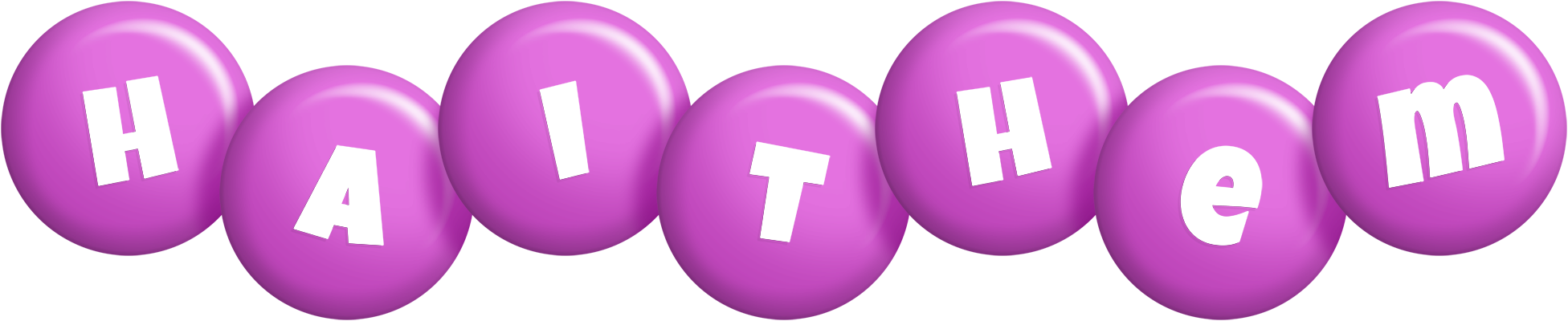 Haithem candy-purple logo