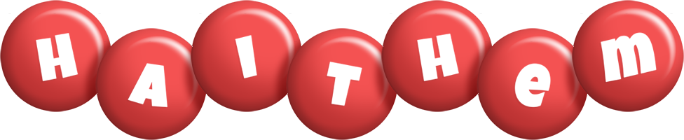 Haithem candy-red logo