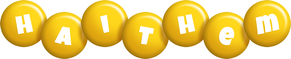 Haithem candy-yellow logo
