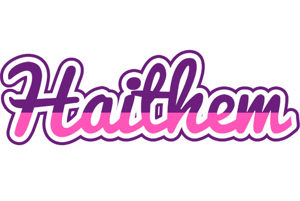 Haithem cheerful logo