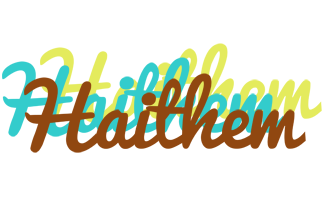 Haithem cupcake logo