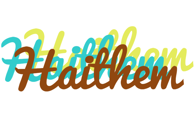 Haithem cupcake logo