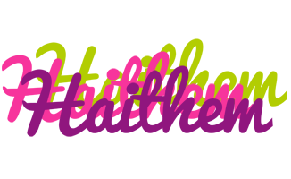 Haithem flowers logo
