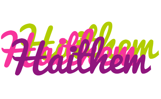 Haithem flowers logo