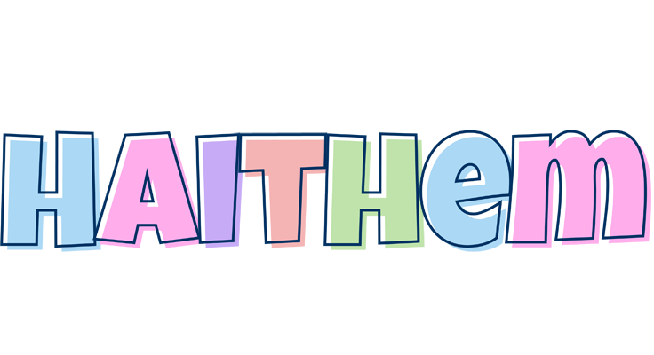 Haithem pastel logo