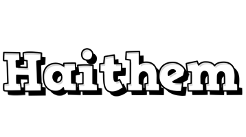 Haithem snowing logo