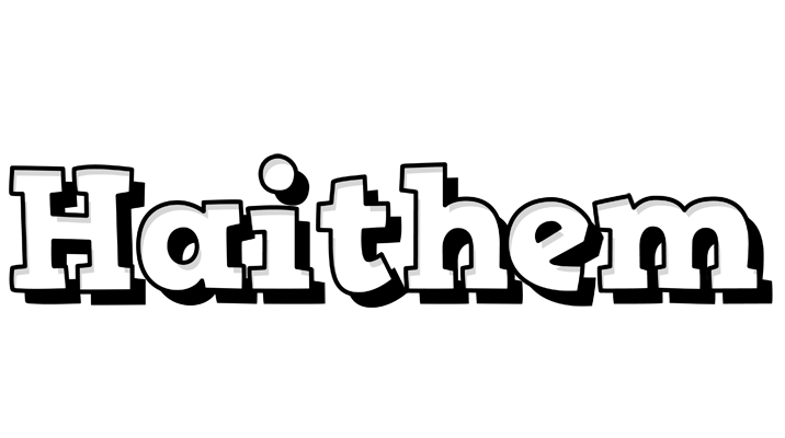 Haithem snowing logo
