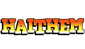 Haithem sunset logo