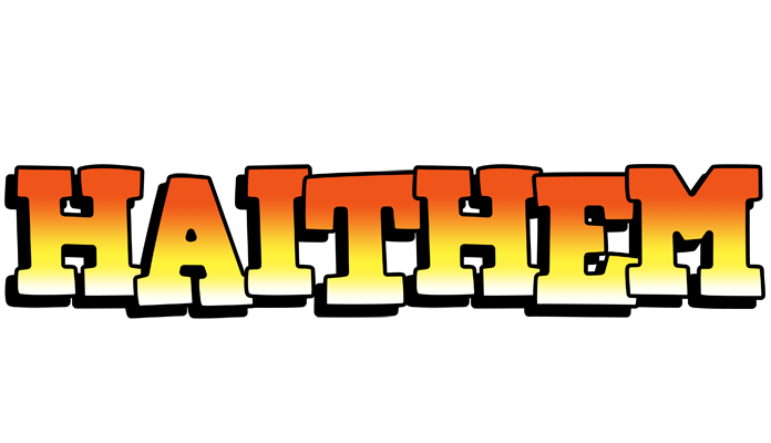 Haithem sunset logo
