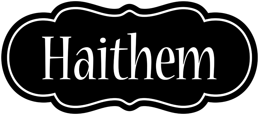 Haithem welcome logo