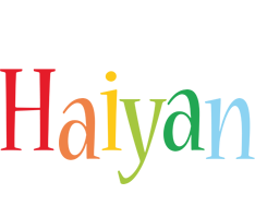 Haiyan birthday logo