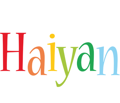 Haiyan birthday logo
