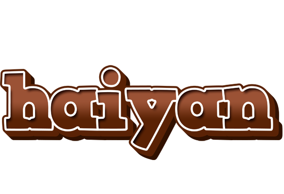 Haiyan brownie logo