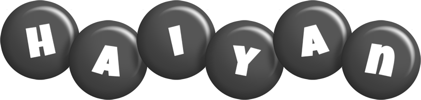 Haiyan candy-black logo