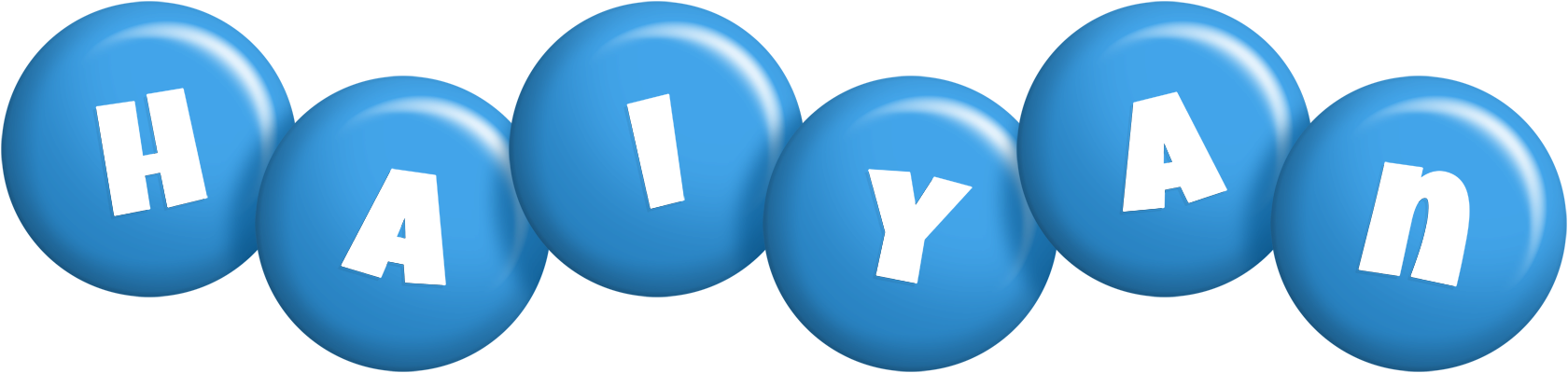 Haiyan candy-blue logo