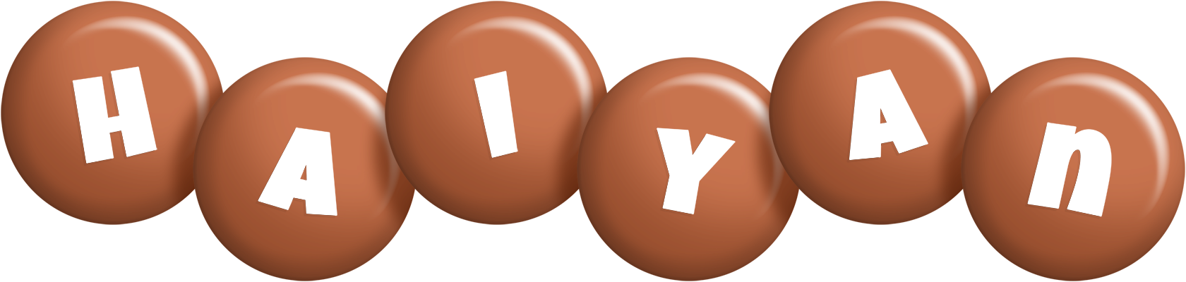 Haiyan candy-brown logo