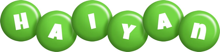 Haiyan candy-green logo