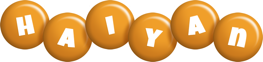 Haiyan candy-orange logo
