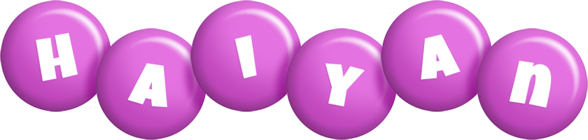 Haiyan candy-purple logo