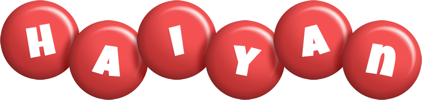 Haiyan candy-red logo