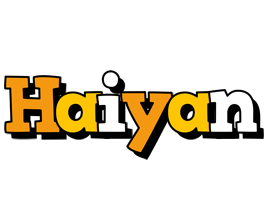 Haiyan cartoon logo