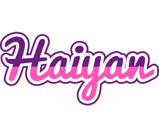 Haiyan cheerful logo
