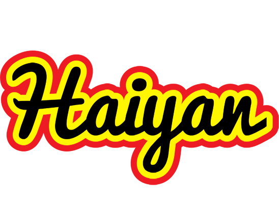 Haiyan flaming logo