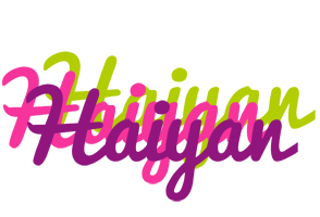 Haiyan flowers logo
