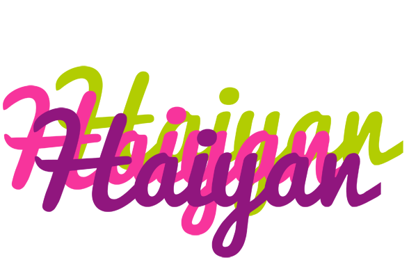 Haiyan flowers logo